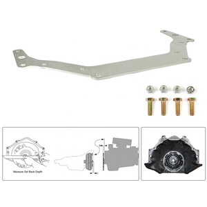 Piastra Adattatrice per Trasmissione Chevy TH350 TH400 BOP-TO Argento dal 1962 in Poi, per Trasmissione Turbo-Hydramatic GM 700R/4 - Product Image 6