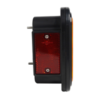 Feux arrière LED rectangulaires 10-30V IP65 pour camions, feux de stop, feux de signalisation de recul pour camions Jumbo, remorques