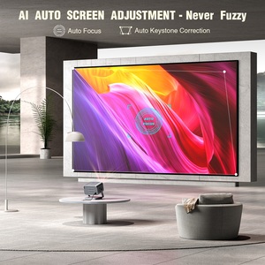 Voplls Tự Động Lấy Nét <span class=keywords><strong>600</strong></span> ANSI Ngoài Trời Voppls Movie Chiếu LCD Mini Chiếu HD 1080P Rạp Hát Tại Nhà 8GB 80W <span class=keywords><strong>LED</strong></span> Đèn 1.2 Để 4 M - Product Image 2