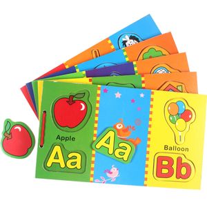 蒙特梭利开发词汇和拼写技能游戏磁性字母匹配书游戏块集 - Product Image 6