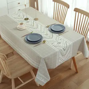 Avrupa zarif yüksek kalite moda masa örtüsü yuvarlak kare şekli düğün masa örtüsü