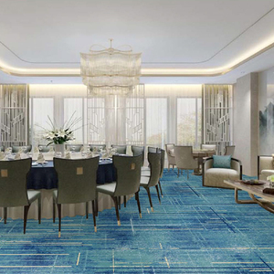 Custom Residentiële Gouden Rode Bloemen Muur Tot Muur Banket Tapijt Milieuvriendelijke Vloer Nylon 6 Geometrische Patroon Hotel Tapijt - Product Image 4