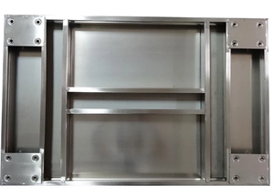 भारी शुल्क स्टेनलेस स्टील तह प्लेटफॉर्म वाणिज्यिक रसोई की सेवा करने वाली ट्रॉली प्रीमियम फ्लैट मोबाइल आसान साफ शोर - Product Image 6