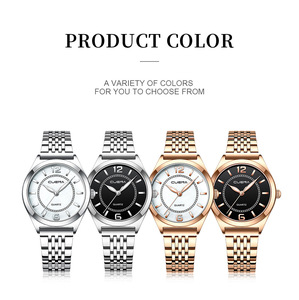 Relógio Feminino Cuena 6099 Nova Chegada com Pulseira de Aço Inoxidável, Função de Mãos Luminosas, Resistente à Água, Movimento de Quartzo Japonês - Product Image 5
