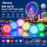 Éclairage extérieur programmable à LED RGB 24V 4,5W, point lumineux à pixels, WS2811 UCS1903, IP67, étanche, pour parc d'attractions, grande roue