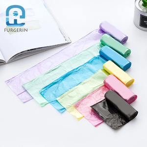 5 rollos, 1 paquete de 100 Uds., bolsa de basura desechable para el hogar, almacenamiento de cocina, bolsas de basura, bolsa de basura de limpieza, bolsa de plástico, 5 rollos 1 Pa - Product Image 5
