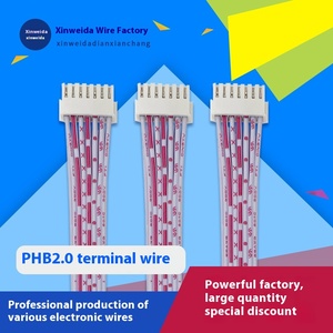 Ph20 khối thiết bị đầu cuối XH2.54 1007 song song 1.25 dây kết nối đường dây 2468 màu đỏ trắng Cáp ô tô Nylon nhựa <span class=keywords><strong>300V</strong></span> đánh giá - Product Image 2