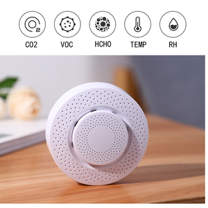 Tuya wifi 5 loại thông minh chất lượng không khí hộp cảm biến CO2 Carbon Dioxide độ ẩm nhiệt độ <span class=keywords><strong>formaldehyde</strong></span> Detector cảm biến - Product Image 2