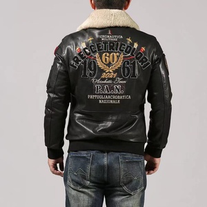 <span class=keywords><strong>Cappotto</strong></span> in <span class=keywords><strong>pelle</strong></span> <span class=keywords><strong>di</strong></span> pecora conciata al vegetale personalizzato collo in lana <span class=keywords><strong>di</strong></span> alta qualità da <span class=keywords><strong>uomo</strong></span> giacche in vera <span class=keywords><strong>pelle</strong></span> nera - Product Image 4