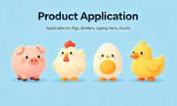 Additif alimentaire enzymatique composé pour le bétail, la volaille, les porcs, les poules pondeuses, les poulets de chair, les canards, les poules, les animaux aquatiques, Xylanase