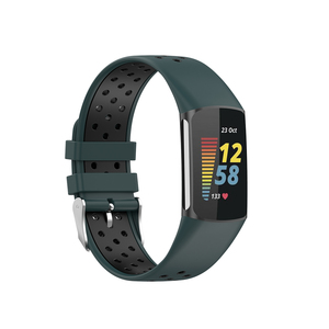 <span class=keywords><strong>Fitbit</strong></span>-Correa de <span class=keywords><strong>reloj</strong></span> de silicona para carga 5, hebilla de acero inoxidable, correa de <span class=keywords><strong>reloj</strong></span>, novedad de 2021 - Product Image 3