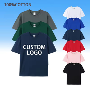 เสื้อยืดผู้ชายขายส่งสำหรับฤดูร้อน 220gsm ปักลาย 3 มิติ พิมพ์ลายผ้าฝ้าย เสื้อยืดแขนสั้นลำลอง เสื้อผ้าผู้ชาย - Product Image 1