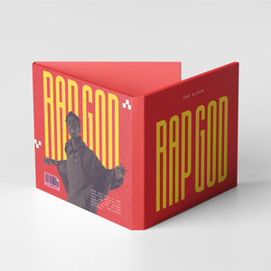 Caja de embalaje de papel de regalo de CD de DVD de álbum de registro personalizado de lujo con impresión de logotipo - Product Image 2