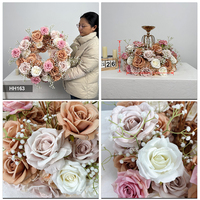 Guirlande de fleurs artificielles pour porte d'entrée, pivoine bordeaux, fausse guirlande florale, guirlande printemps-été pour porte, mur, fenêtre