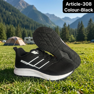Calzado Deportivo Interior Cómodo con Suela de Goma Negra para Gimnasio Integrado, Artículo 308 - Product Image 2