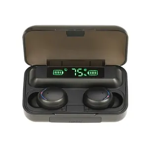 Insma F9 — écouteurs sans fil à commande tactile, oreillettes avec affichage LED, 5.0