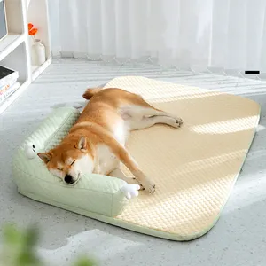 Manufacturers Wholesale Reusable Waterproof And Dirt-Proof Summer Cooling Pet Nest Large Size With Backrest Pet Mat