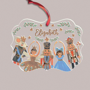 Medallón <span class=keywords><strong>de</strong></span> <span class=keywords><strong>Cascanueces</strong></span> Acrílico Personalizado Colorido Impreso, Adorno Colgante Lucite <span class=keywords><strong>Ballet</strong></span>, Adornos DIY para Árbol <span class=keywords><strong>de</strong></span> Navidad - Product Image 6