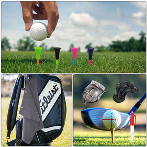 Kit de nettoyage de golf 17-en-1 comprenant brosse, serviette, outil de réparation de divots, kit d'alignement, compteur de score, porte-balles, tee de golf, liners de balle et stylos - Product Image 4