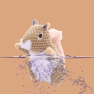 Lovable Cartoon Shape <b>Pet</b> Dog Chew <b>Toys</b> Bite-Resistant Squirrel Koala Plush <b>Toys</b> <b>for</b> Teething <b>Interactive</b> Animal <b>Toys</b> <b>for</b> <b>Pets</b> - Product Image 4