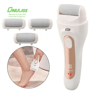 Electric Foot File Vacuum Callus Remover Rechargeable Foot Files Clean Tools Feet Care for Hard Cracked Skin