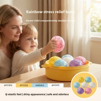 Jouet Squishy en Caoutchouc en Forme de Maltose, Best-seller Transfrontalier – Idéal pour Soulager le Stress et Stimuler le Jeu Sensoriel des Filles de 3 ans et plus ; Libération Émotionnelle