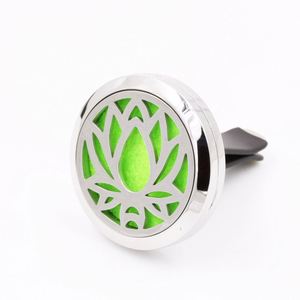 2025 New Zinc Alloy Car Vent Clip Air Freshener Essential Oil Diffuser - Product Image 1