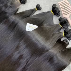 Extensions de cheveux en trame Cheveux raides naturels Trame unique Style de vague droite soyeuse Couleur personnalisée Longueur personnalisée du Vietnam - Product Image 5