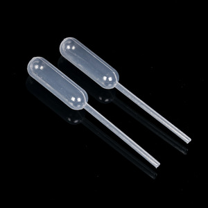 Pipetas Pasteur transparentes desechables de plástico Chengbao de 92 mm para uso en laboratorio - Product Image 2