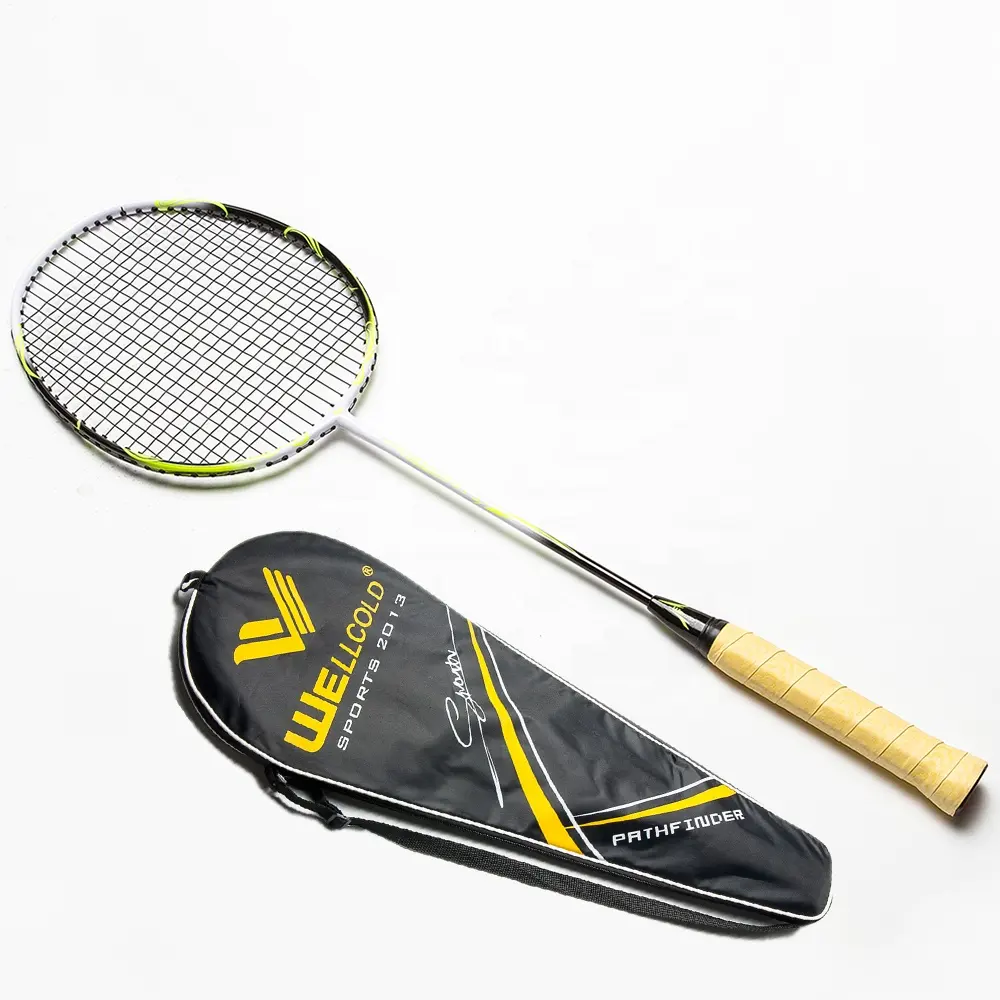 Groothandel Beste Prijs Graphite Racket, Oem Badminton Racket Custom Voor Outdoor Sport Pu