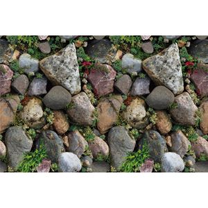 3D สติ๊กเกอร์ติดผนังหินวอลล์เปเปอร์แบบมีกาวในตัว 45 ซม.x10 ม. กันน้ำ PVC ตกแต่งบ้านสไตล์ชนบท SA-1032 - Product Image 5