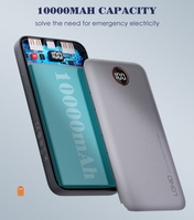 LDNIO PQ10 portátil 2,1 salida 10000mAh con doble Usb alta densidad li-polímero 10000mAh banco de energía