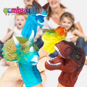 Marioneta <span class=keywords><strong>de</strong></span> Goma <span class=keywords><strong>de</strong></span> Dinosaurio para Niños, Juguete <span class=keywords><strong>de</strong></span> Goma Suave para Dedos - Product Image 3