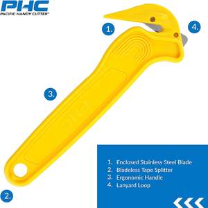 Cuchillo DE SEGURIDAD desechable PHC, hoja invisible DFC364 con protección de manos anticorte y <span class=keywords><strong>película</strong></span> de corte especial - Product Image 2