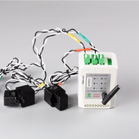 Compteur d'énergie intelligent IoT triphasé avec moniteur de puissance LCD sans fil ouvert 200A Communication RS485 Technologie Lora