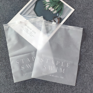 2019 Custom Matte/Frosted Ecofriendly พลาสติกบรรจุภัณฑ์ถุงซิป,T เสื้อชุดว่ายน้ำซิปล็อคเสื้อผ้ากระเป๋า <span class=keywords><strong>Log</strong></span> - Product Image 1