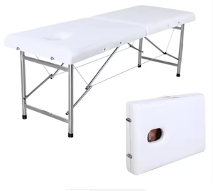 เตียงนวดพับได้สแตนเลสแบบพกพา ราคาโรงงานลดพิเศษ - Product Image 5