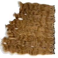 Extensions de cheveux indiens Remy les plus vendues, double trame, teintes, 14 pouces, longueur étirée, rapport de cheveux 60 % plus longs