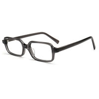 Vente En Gros D'usine, Nouvelle Collection, Lunettes De Soleil Rétro En Acétate, Monture Carrée, Style MIN, Mode Unisexe 8101
