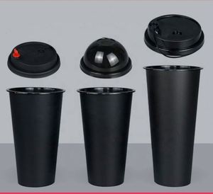 Venta Directa de Fábrica: Tapas Desechables de Plástico PP para Vasos de Bebidas Frías (90/98mm) sin Pajita, Ideales para Cola y Café - Product Image 3