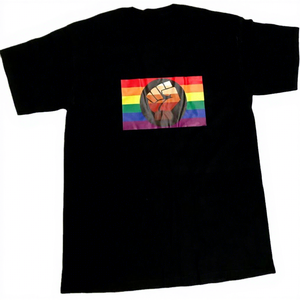 T-shirt unisexe à manches courtes avec impression personnalisée LGBT Gay Pride Rainbow <span class=keywords><strong>Love</strong></span> Is <span class=keywords><strong>Love</strong></span> Equality Graphic Tee pour les événements de fierté et d'égalité - Product Image 1