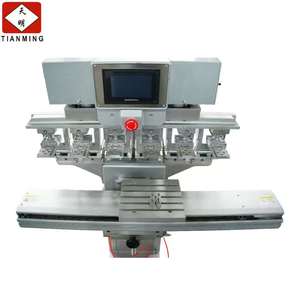 Hot Sale Automatic 6 Color <b>Pad</b> Printing Machine with Servo Motor Easy to Operate Multi Color <b>Pad</b> <b>Printer</b> for Toys - Product Image 1