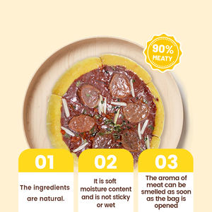Viande pure faible en quantité minimale de commande poulet Pizza sèche chien collations légumes collations naturelles pour animaux de compagnie <span class=keywords><strong>anneau</strong></span> de peau de vache dents meulage bâton goûts de fruits - Product Image 6