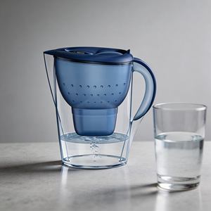 Carafe filtrante domestique multicolore 3,5 L avec cartouche adoucissante pour <span class=keywords><strong>eau</strong></span> dure, autonettoyante, pour une <span class=keywords><strong>eau</strong></span> potable de qualité supérieure - Product Image 1