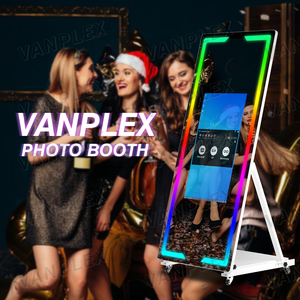 Tragbares 32/43-Zoll Touchscreen-Selfie-Fotobox-Set im Flightcase - Inklusive Kamera, Drucker, WLAN & Metallrahmen - Product Image 6