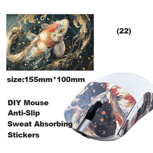 เทปพันเมาส์ DIY แบบอเนกประสงค์ ไม่ต้องตัด หลายลายให้เลือก กันลื่น ดูดซับเหงื่อ สติ๊กเกอร์ติดเมาส์สำหรับเมาส์เกมมิ่ง Logitech - Product Image 2