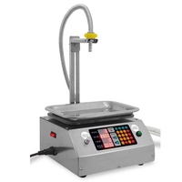 Petite machine de remplissage automatique par pesage pour miel, eau minérale, eau désinfectante, liqueur, huile comestible, colle et liquides visqueux