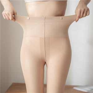 Двухслойные вязаные чулки-леггинсы для женщин, имитирующие эффект голых ног, осенне-зимние утолщенные колготки из нейлона/спандекса - Product Image 3