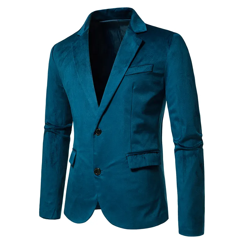 BX04 novos homens roupas veludo blazers jaqueta