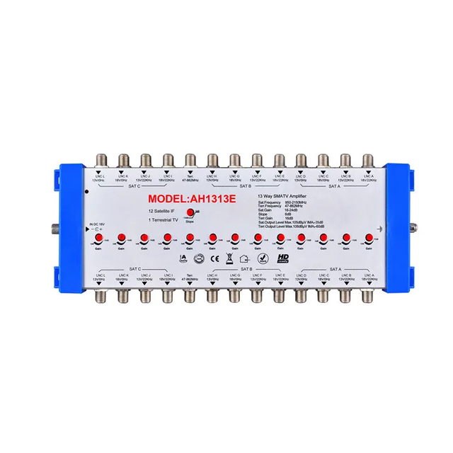 Multiswitch Satellite Amplifier 13in Satellite Signal Amplifier Satellite Antenna Amplifier for SMATV Distribution System